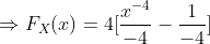 =Fx(x) = 4