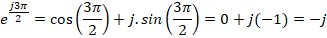 1Зд е 2 Зп. j. sin = 0 + j(-1) =-j 2 cos 2