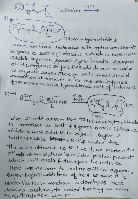 HCl all the oaaiceupurities wi ch are selubbe in ơ ganglay er.nere cohale. Oqwd.Liquid 0 ebaric Lidocaina pM a aboree is acid