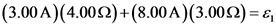 (3.00 A) (4.00)+(8.00 A) (3.002)= c,