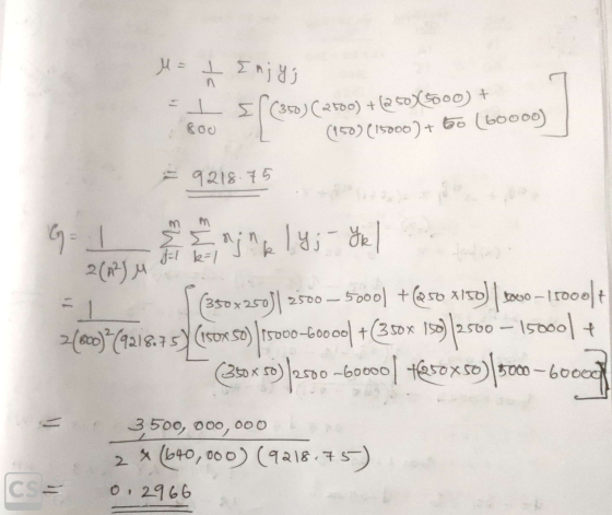 M = I Enjy; I sr (350)(2500) +(250)(5000) + L (150) (15000) + 50 (60000) = 9218.75 M3 Ikle 1 k- 2 (A2) u fl k=1 Tk II j 1 % (