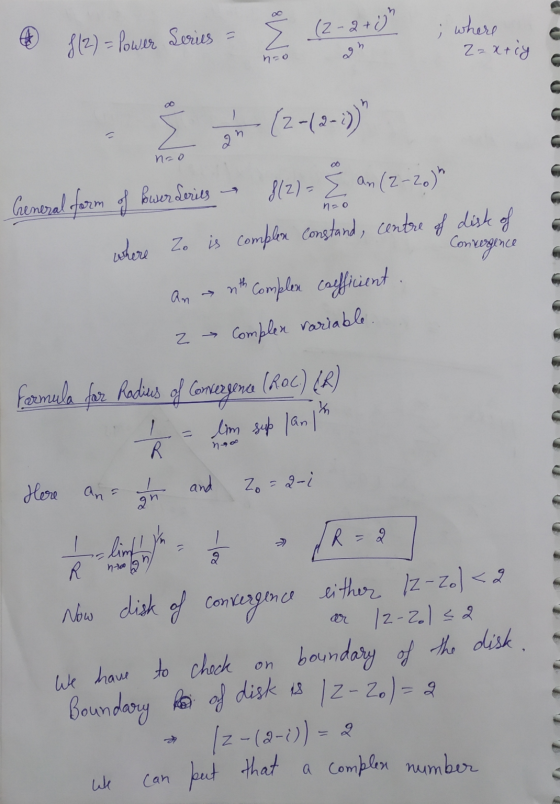 (2-2 + ) ; where f/2) = Power Series - 2 zxriy nzo دوو (2-(2-2)) an nro 00 an nzo General form of buser dories - 8/2) = E ,
