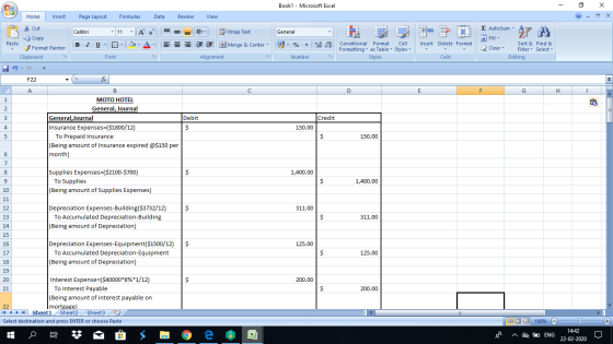 Book1 - Microsoft Excel - X Home Insert Page Layout Formulas Data Review View * Cut Copy ♡ General 1 - Wrap Text Merge & Cent