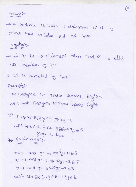Answo:- Example: p: eone Tndla speaks Eh NP ; Not Eve ne0)India ·gaaks Erg(め