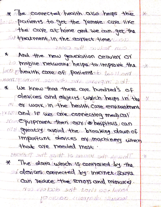 沃The connected health.asa heps the /x pafients o Jet he Yemote: cike he cae a home and. we aa getAha * Andl the neu getin ce