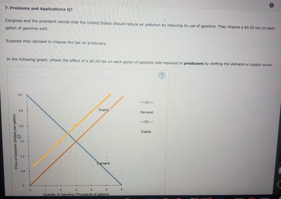 7. Problems and Applications Q7 Congress and the president decide that the United States should reduce air pollution by reduc