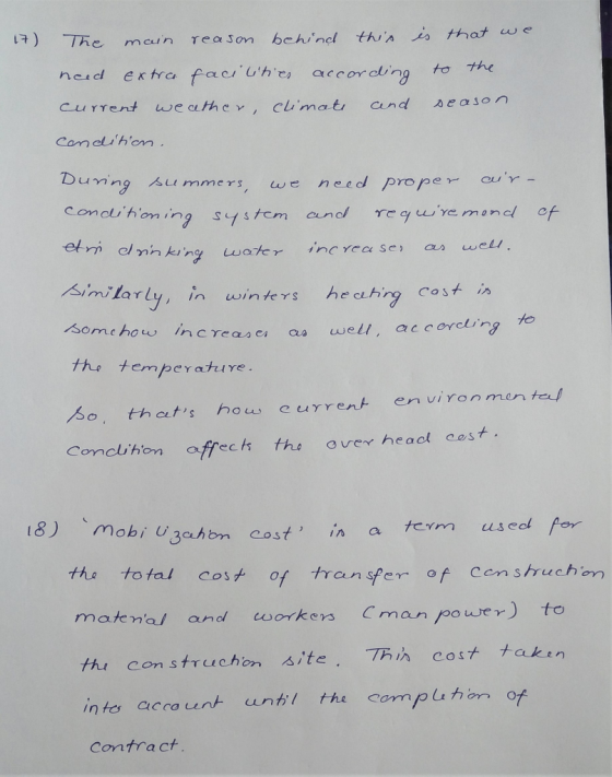 17) The main reason behind this is that we need extra facilities according to the current weather, climate and season. condit