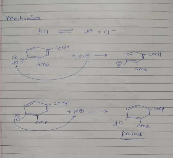 Mechanism H@ +CI- - Cool + Cl - > T cool ome ome y coolH u + HD ome Ho ome product