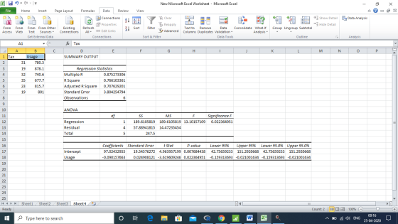 New Microsoft Excel Worksheet - Microsoft Excel - 2 X File Home Insert Page Layout Formulas Connections A1 A2 Data Analysis C