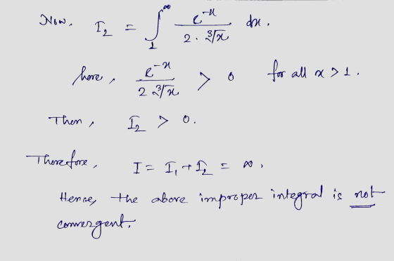 Now, en f dre. In = 2. 3100 L -U & hore for . all 0 221 L 23134 Then , I, 20. 드 Therefore, I= 1,-1,- Hence, the above imprope