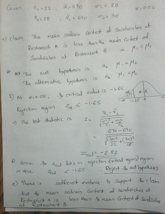 Given nı-22 , 670 Reskasrapt A lesse of Rostauao На p The null hypotbesis is Ha け. 广1 (eA2 rla altern ahve hypothesis is Aa: