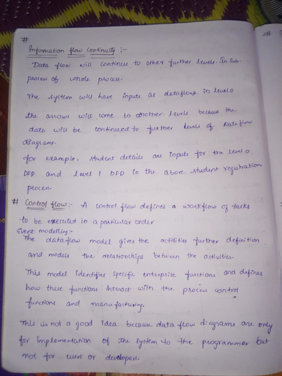 井 Yntornatior Hao Continuity :- Data ow wiu Continu to othen tuether lewes in u have input as data glowy, to leato date wtu b