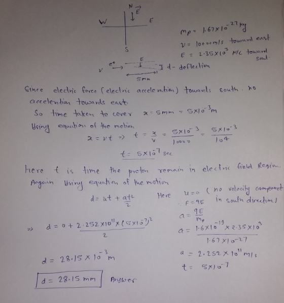 21 pe ddeCletion SmH ine electbic force ( electnic accete ntion) towarels outh ho accelerchin tousns eat So time taken to cove γ χ-5mmrsx,0-3m Hkinet esucns of the mohvn 4- 5 Ubu D t SxIoT sec ere t is tme the to remai in elecinc fiold Resin 81 ni ese in soutn diretn) 2. 1)