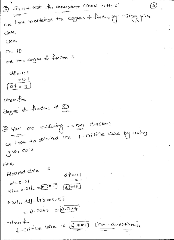 To a ast , cenerdert Meons in thi s degrea d cingj Cwe hala to oblairnd the data Clere D= 10 dog freedon Cyf po toj aherefor