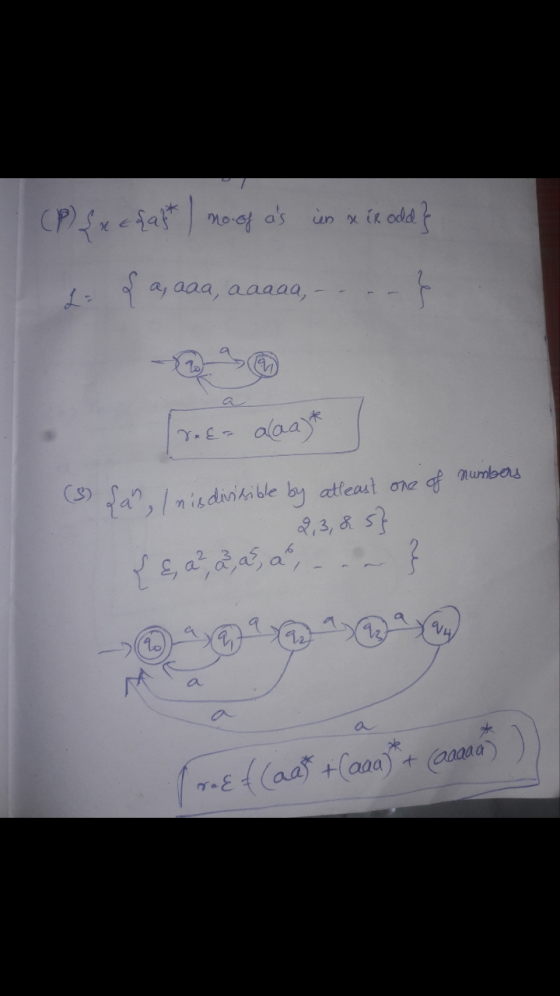 (P){xchaft / no. of as in x iz odd} 2. Sa, aaa, aaaaa, - - - - } &- alaalt (S fan, Inis divisible by atleast one of numbers 2