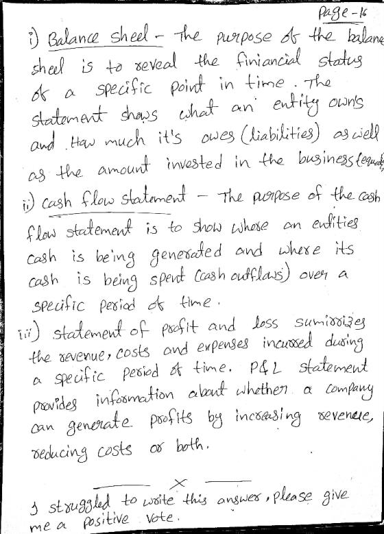 . .. .. WWW page-16 ;) Balance shed. The purpose of the balance sheel is to reveal the finiancial status of a specific point