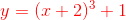 y = (2+2)3 + 1