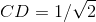 CD=1/12