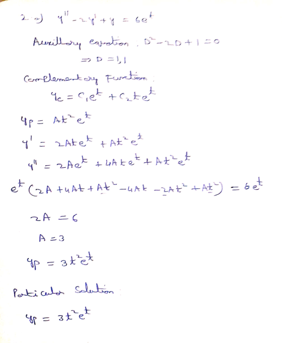 Got 2 m) 4-2.4+ Auxillary earration Ł Complementary Farction qe=ciet + Caté &p= At?et y= zatet + At et q = zaek tua tet +