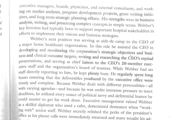 - - UL executive managers, boards, physicians, and external consultants, and work- ing on market analyses, program developmen