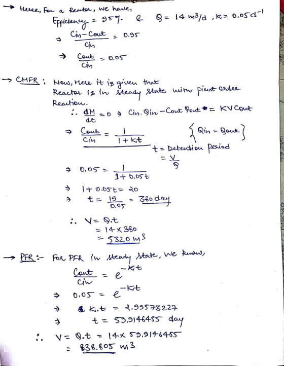 we haxe-, Cin- Ceut → CHER ; Noos, Hae-t ls g.ven that Reach in Resuhou. dt 9 う !ナ0.05t = ao o.oS 14-X380 一 七 lont - e : 838.OS 3