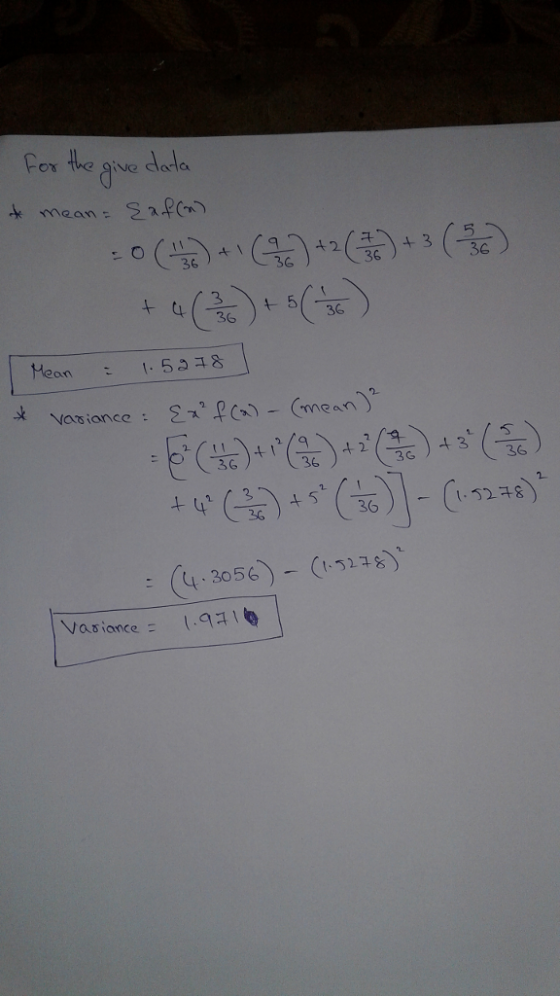 for the give dodo Heon : 1.5378 26 : (4.3056)-(M178), Variance: (.911