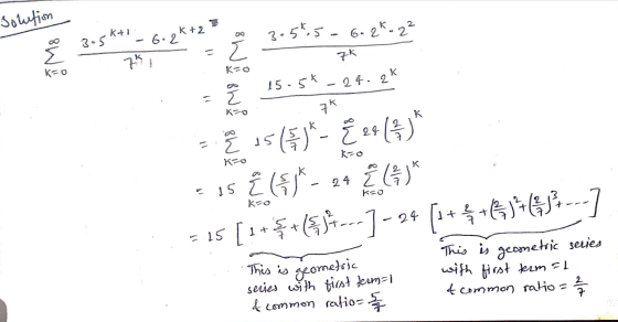 solution zosk+)- 6.2K+2 a 2 3.545 - 6.2K-22 - 7K Қао 24. 2 E-s(EJ*- { 24 (3) E ss E CES*, 24 Ž () 515 [1+*+(35+---1-24 [1+ +