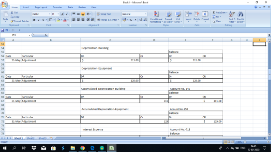 Book1 - Microsoft Excel - X Home Insert Page Layout Formulas Data Review View ♡ General Fill * Cut La Copy Paste - Format Pai