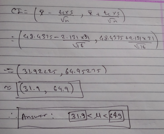 texs X + tcys 49.4315-2,13131 ज ८४.4375+21313 16 31. ११ 225, 64.95275) (3.५ ६५.१) Answer: 31.9)< <649