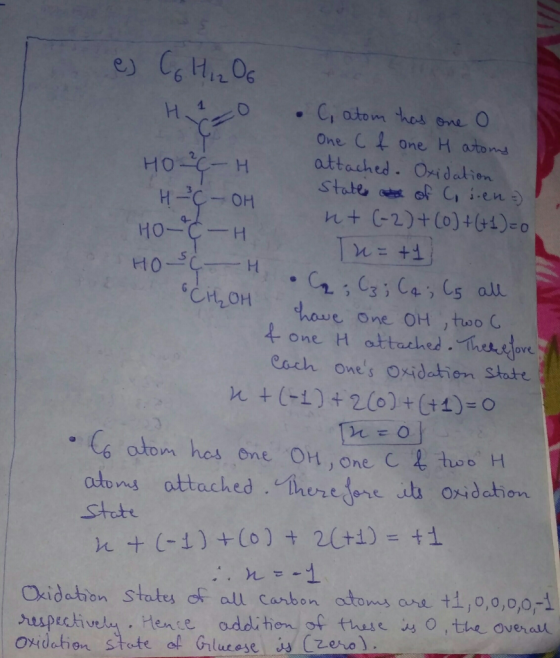 2. attached· Oxidalien .S have one OH two G t one H attashed.heore cach ones oxidation state otom hes one On, one C teH otun