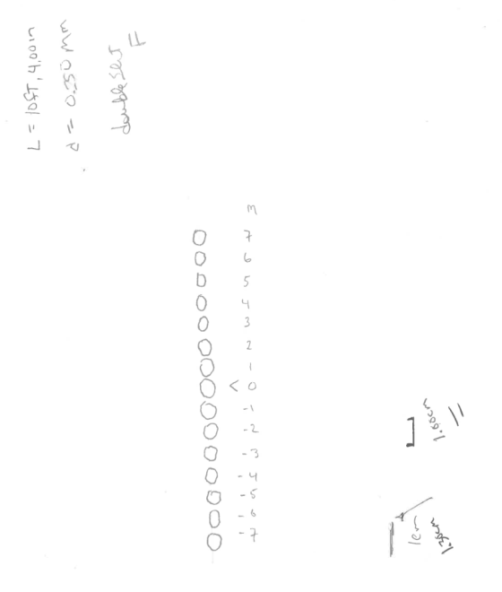 L=10ft , 4,000 d- 0.50mm double ses o a 0 a O O o 0 الدی ) کے دا 3 le 1.00cm 1.30cm =