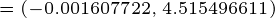 \tiny =(-0.001607722 ,4.515496611 )