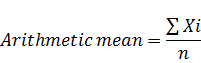 ΣΧί Arithmetic mean η