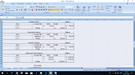 Book1 - Microsoft Excel - X Home Insert Page Layout Formulas Data Review View Cut Copy - General LE Paste Format Painter Clip
