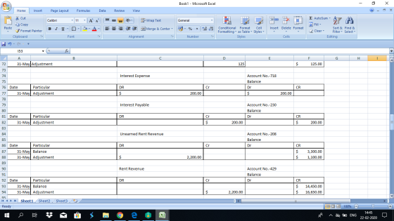 Book1 - Microsoft Excel - X Home Insert Page Layout Formulas Data Review View * Cut Copy ♡ General - Wrap Text Merge & Center