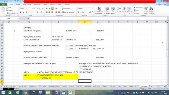 - 2x Σ AutoSum : A Insert Delete Format Fill Clear Sort & Filter Editing Find & Select Cells X Y Z AA AB AR PE EPS, STOCK DIV