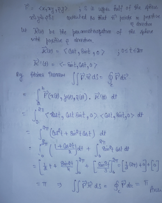 P = <2, 2y , BY P (xt) , yets, 3H). Te tt) at <X, XY BY ģS is upper half of the sphese well yet pe ariented to that no point