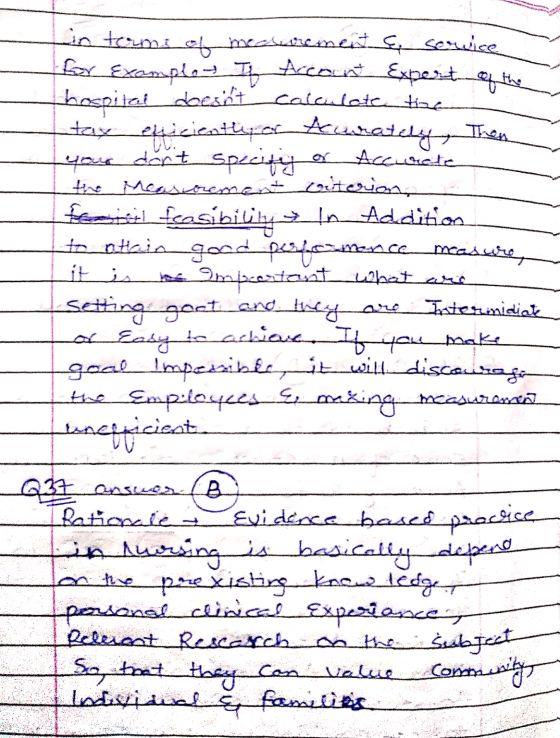 in terms of mecharement & service for examplot If Account Expert of the hospital doesnt calculate the tay eniciently or Accu