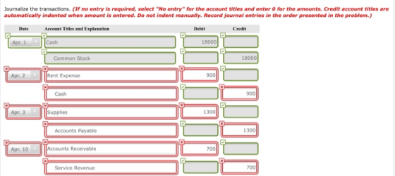 Journalize the transactions. (If no entry is required, select No entry for the account titles and enter o for the amounts.