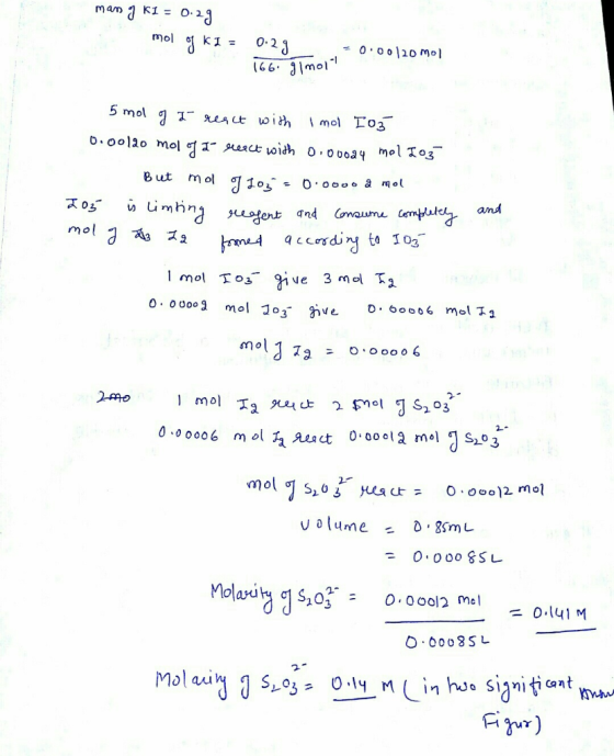 man g K1 = 0.29 mol og Kd = 0.29 ,0.00120 mol 166. g 1 molt 5 mol of I react with Imol 105 0.00l2o mol of a react with 0.000a