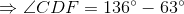 LCDF = 136 – 63