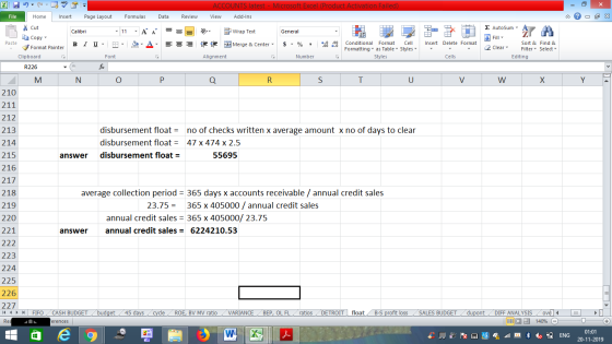 ACCOUNTS latest - Microsoft Excel (Product Activation Failed) View Add-Ins Formulas Data Review - 2x = = = Dr General File Ho