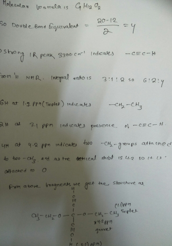 HIR C 90-12 oDouble Bond Equtvaent outached to O Fren above. bvagnenis se gte, stou chure as IIt CrDepry