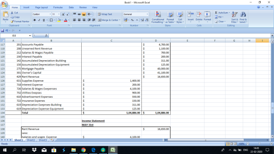 Book1 - Microsoft Excel - X Home Insert Page Layout Formulas Data Review View * Cut Copy ♡ General - Wrap Text Merge & Center