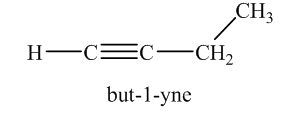 CH3
| H=C=C=CH,
but-1-yne