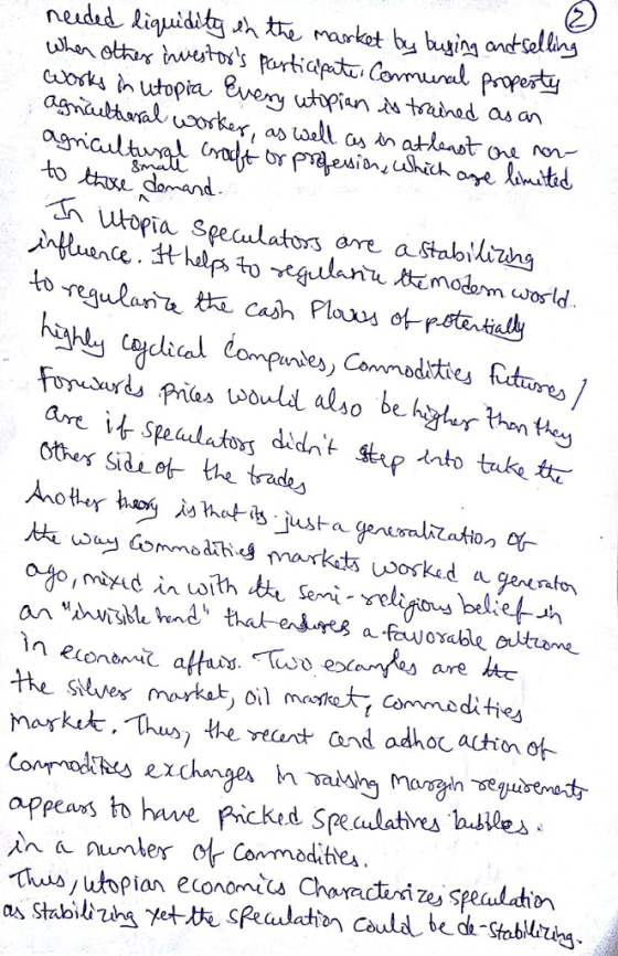 to oand 缶urpia Speculators are astabilizing Foywaud Pries uld also be th silver mark止,Oil mone, conmudities markuk. Thus the
