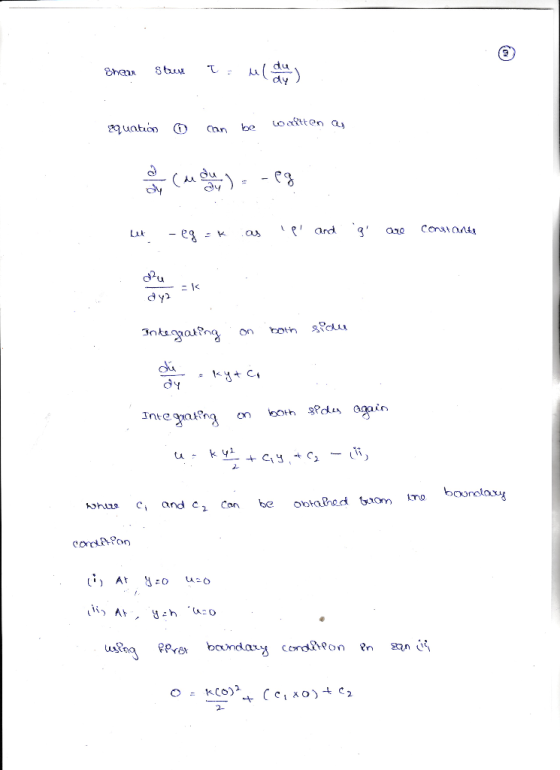 Sherue Street T. uldu quation can be contenay o con el nom). -23 let - eg = k as p and g are constante dy? Sk Integrating