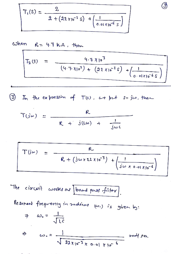 2 T, (S) = T^S) F Tw)- T(ju) - LC
