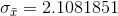 0 = 2.1081851