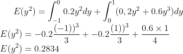 -1 (1))3 , 0.6×1 E(y2) 0.2834